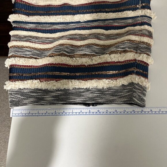 Anthropologie Moulinette Soeurs Erine Fringe Mini-Skirt Womens Size 4 - Picture 6 of 8